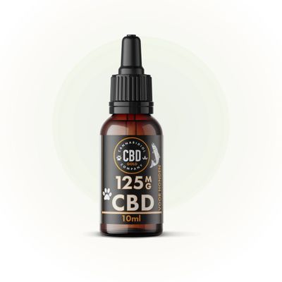 CBD-olie met zalmolie voor kleine honden (2–10 kg) – 125 mg