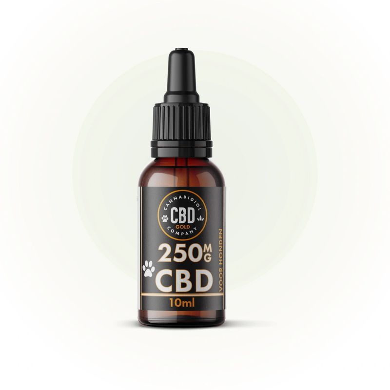 250 mg CBD GOLD olie voor honden (10–40 kg) – 2,5%