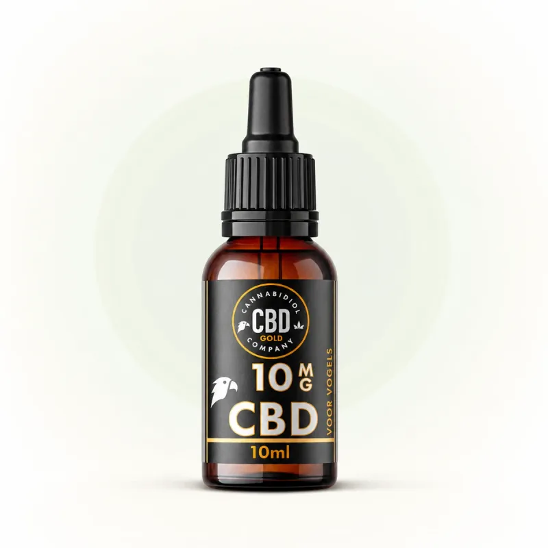 10 mg CBD GOLD olie voor vogels (15–450 g) – 0,1%