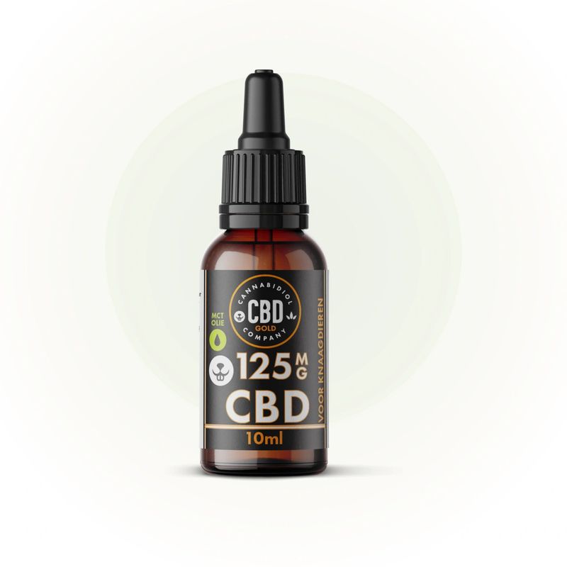 125 mg CBD olie op basis van MCT-olie voor knaagdieren (vanaf 1500 g)