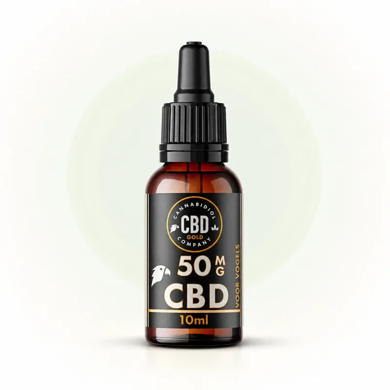 50 mg CBD GOLD olie voor vogels (450–2250 g) – 0,5%