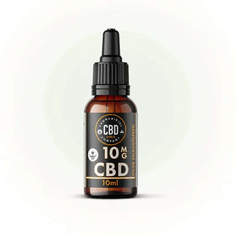 10 mg CBD GOLD olie voor knaagdieren (tot 250 g) – THC-vrij