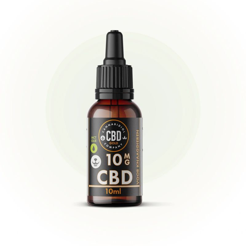 10 mg CBD olie op basis van MCT-olie voor knaagdieren (tot 250 g)