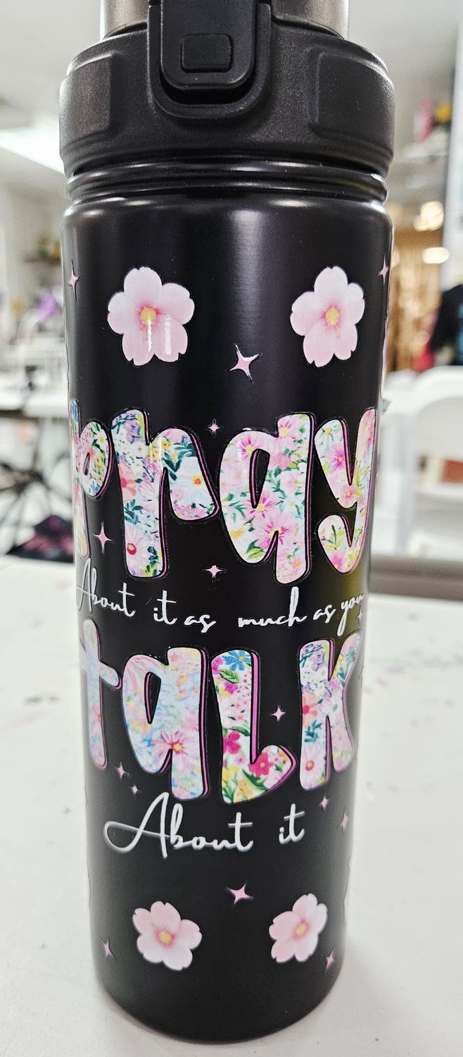 Pray/Talk Waterbottle