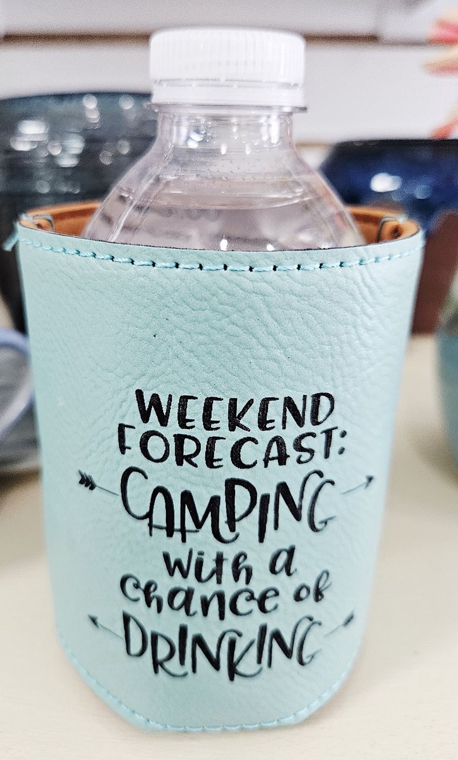 Weekend Forcast engraved Can Holder