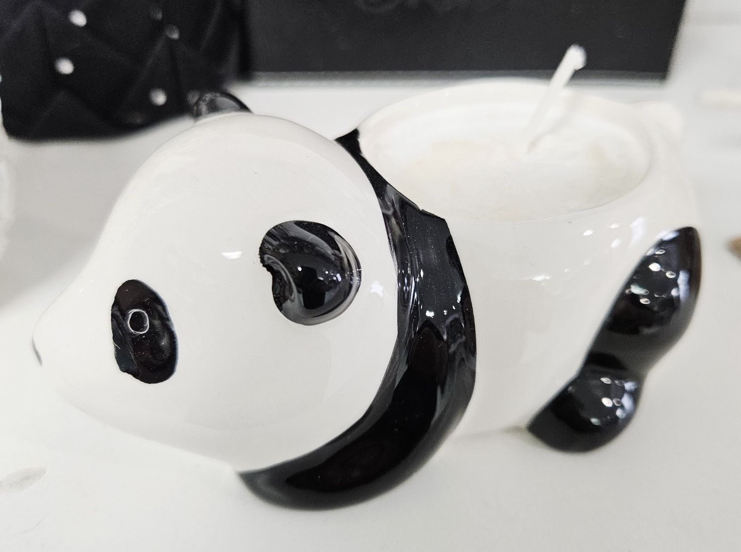 Panda Candle