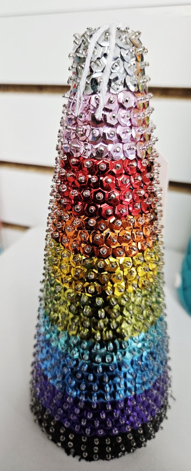 Rainbow Sequin Tree