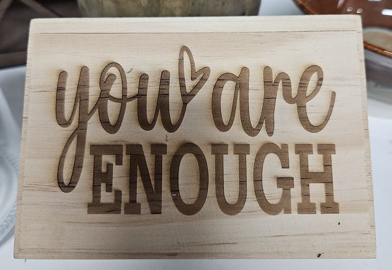 You are enough memory box