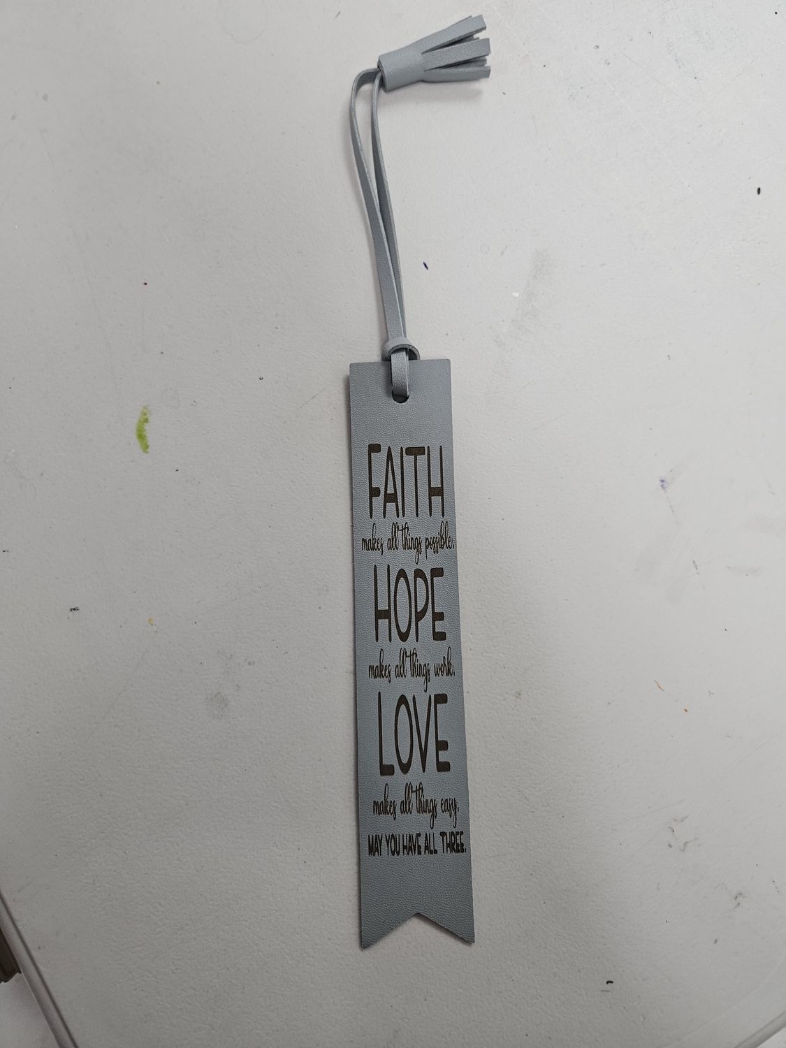 Faith Hope Love Bookmark