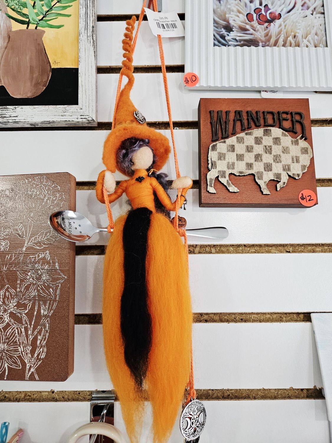 Orange Kitchen Witch