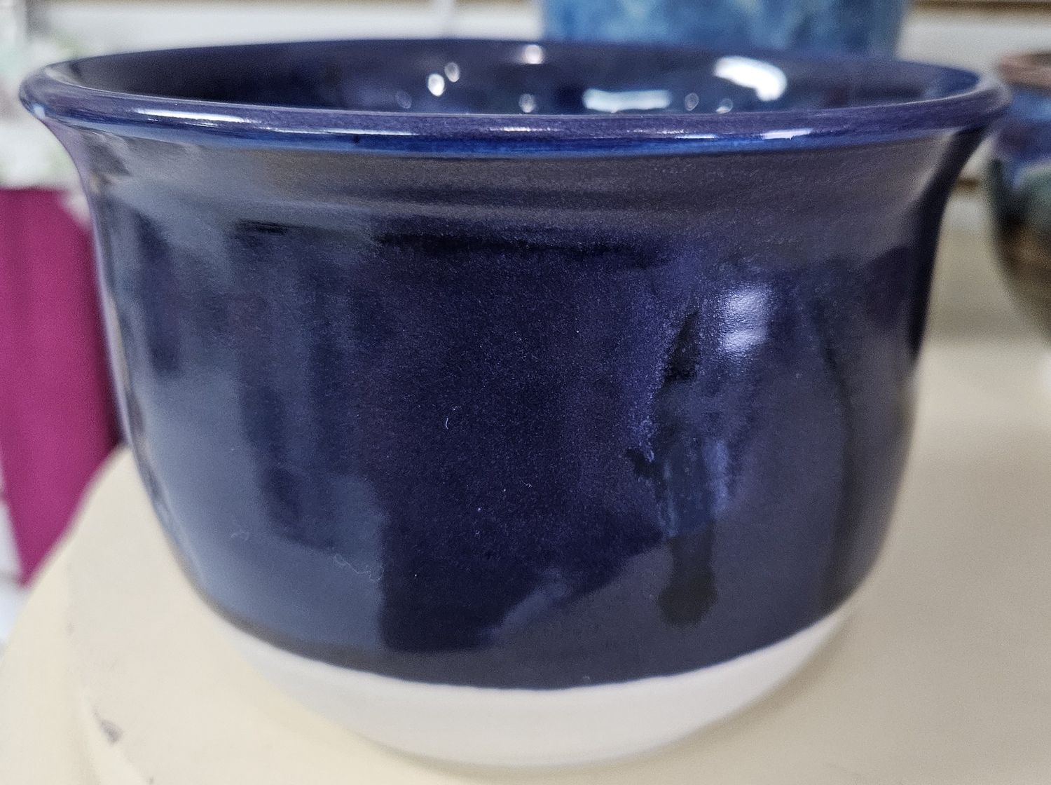 Purple Pottery Bowl