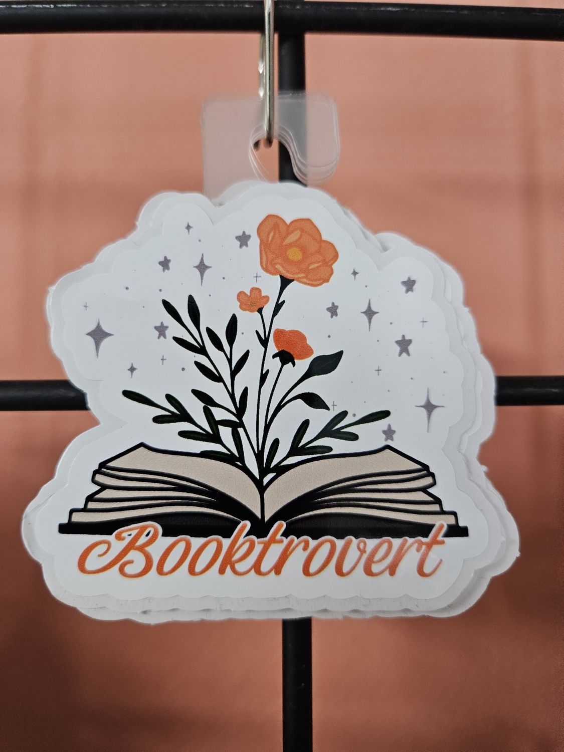 Booktrovert sticker