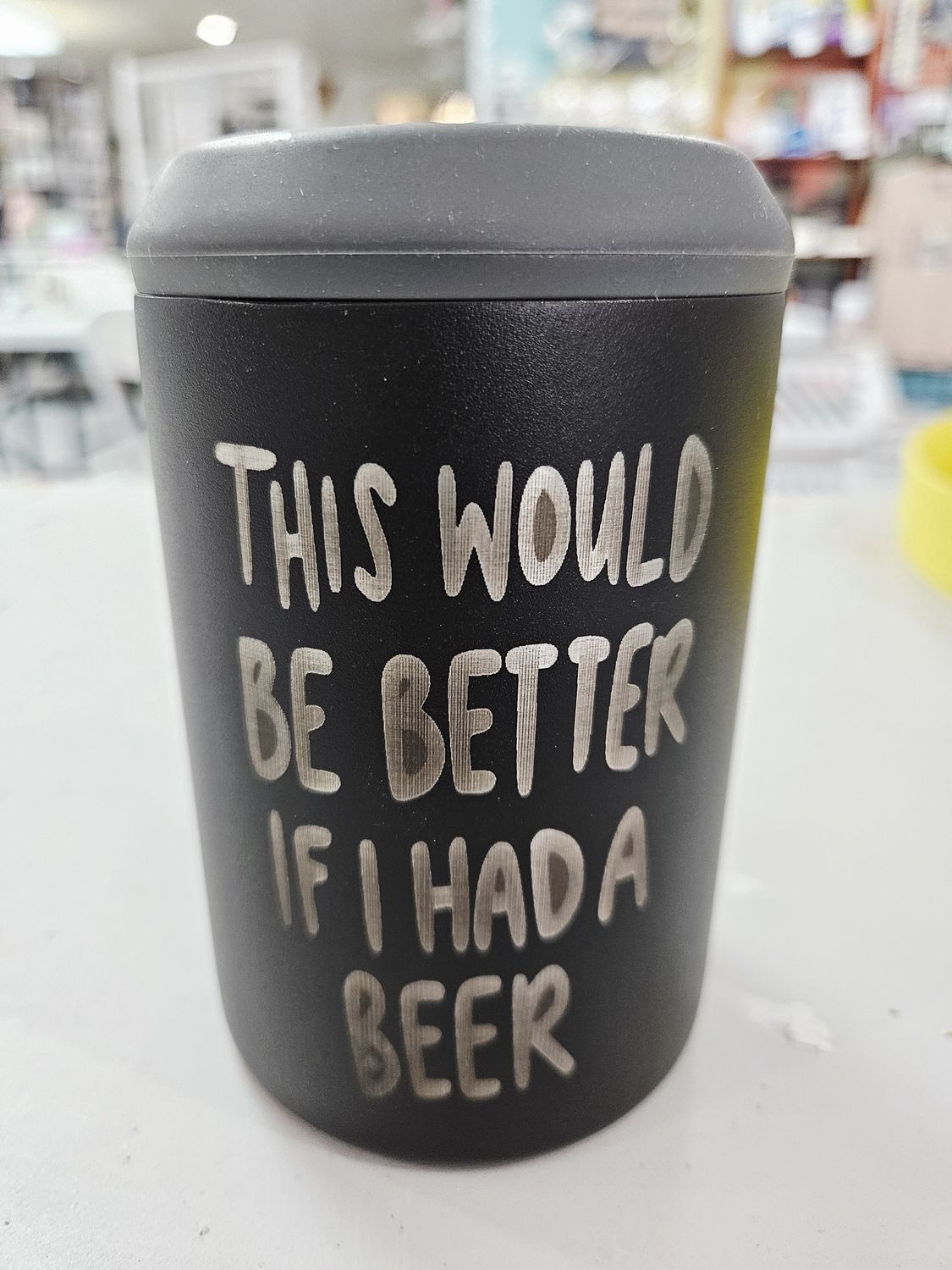 Better With Beer Can Holder