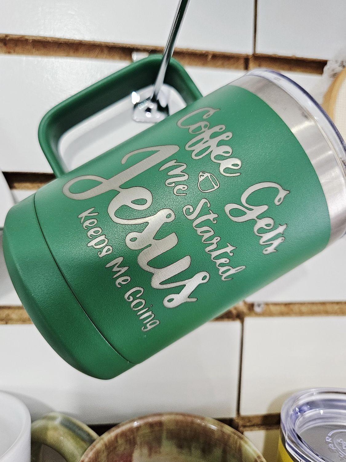 Coffee Gets Me Started Mug