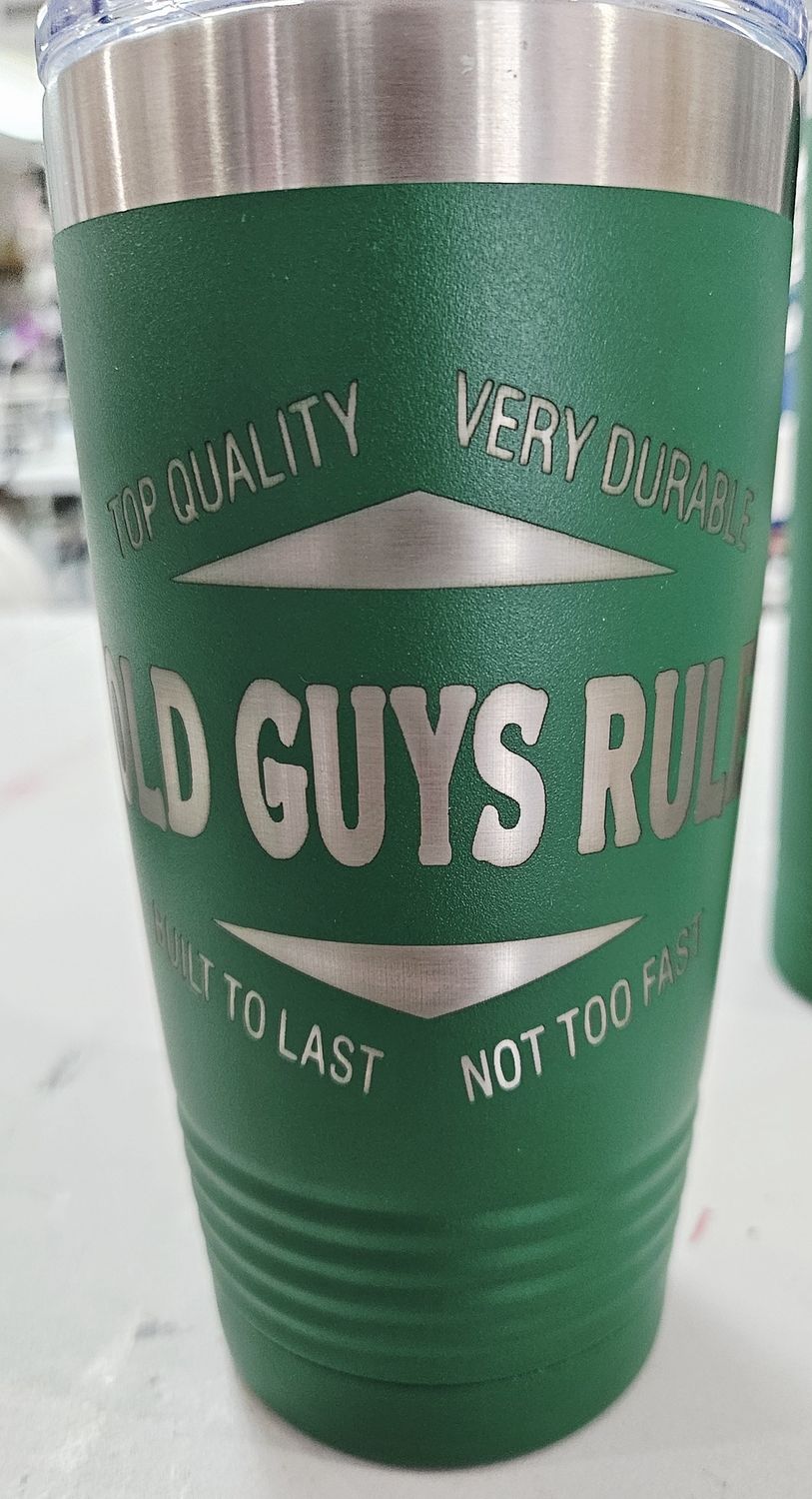 Old Guys Rule Tumbler