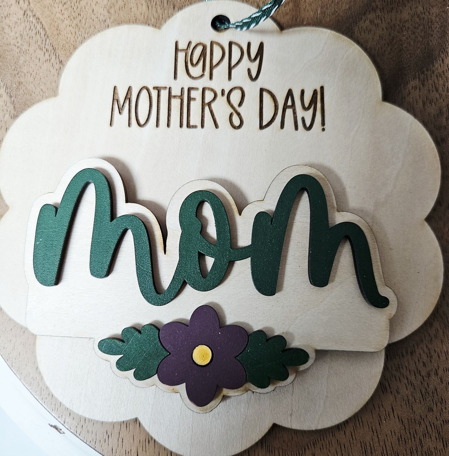 green mothers gift card holder