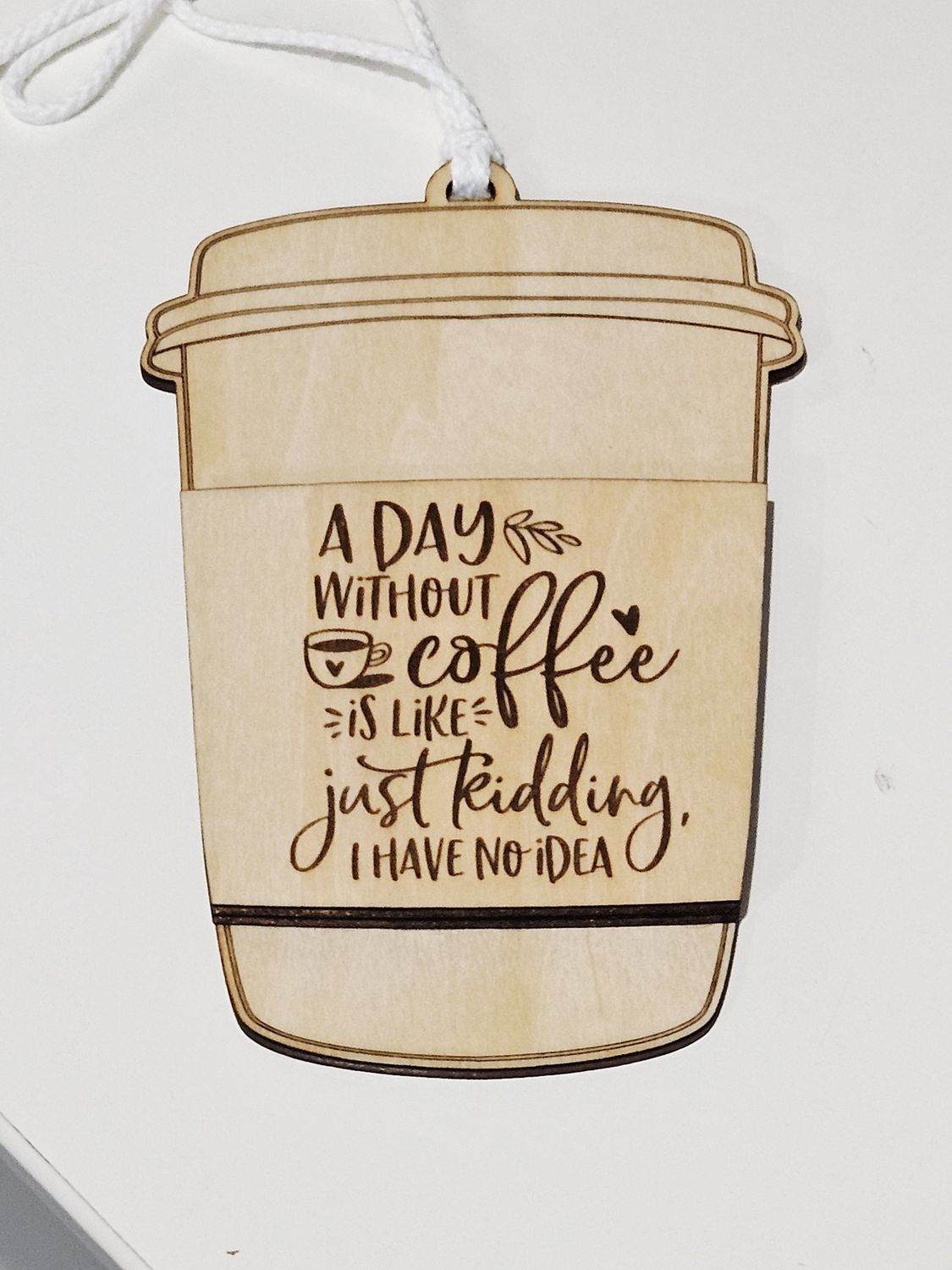 A day w/out coffee gift card holder