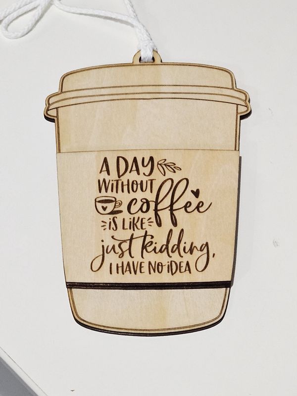 A day w/out coffee gift card holder