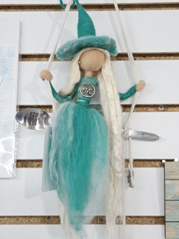 Aqua Kitchen Witch
