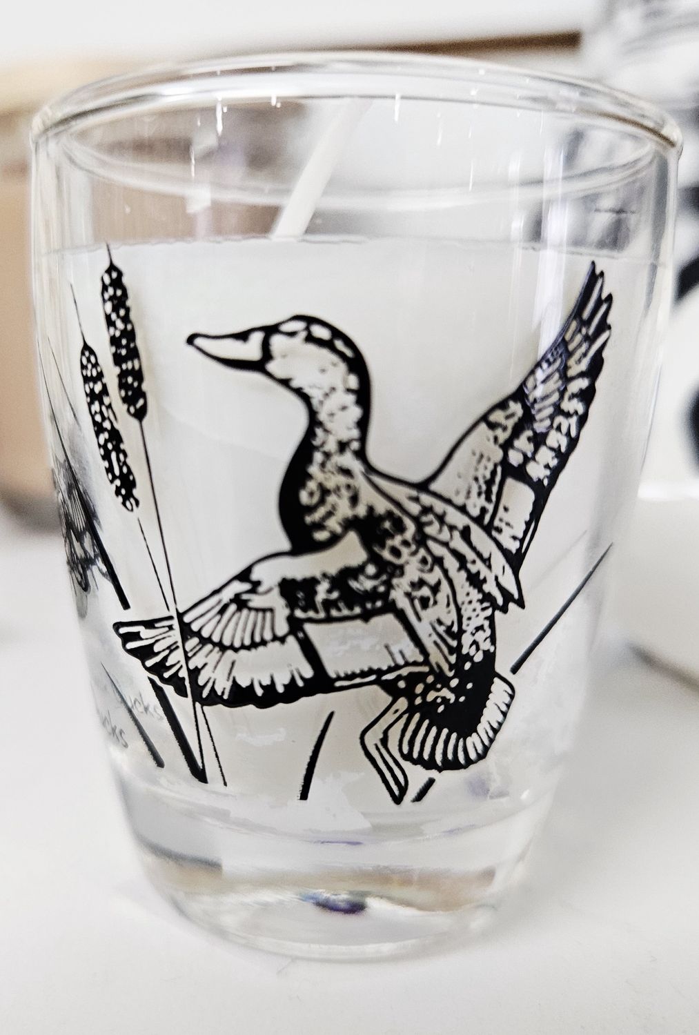 Mini Duck Glass Candle