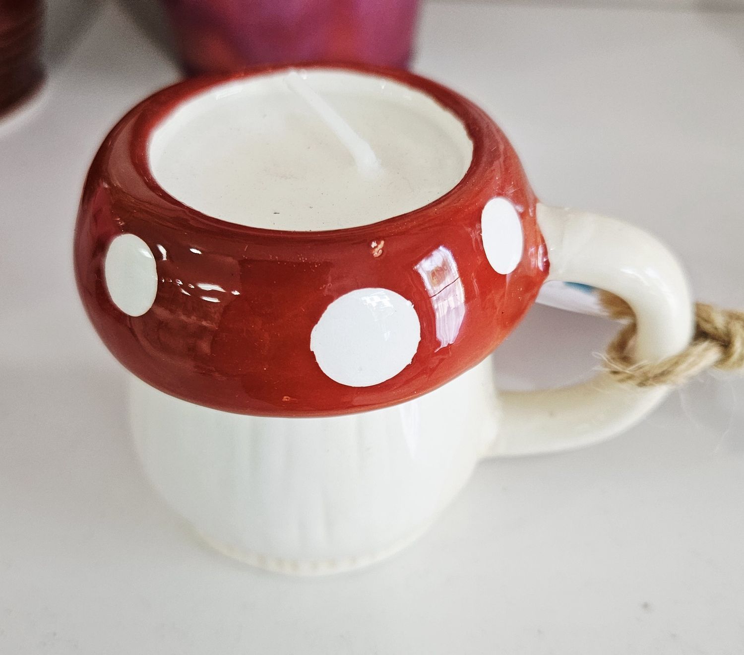 Mushroom Candle