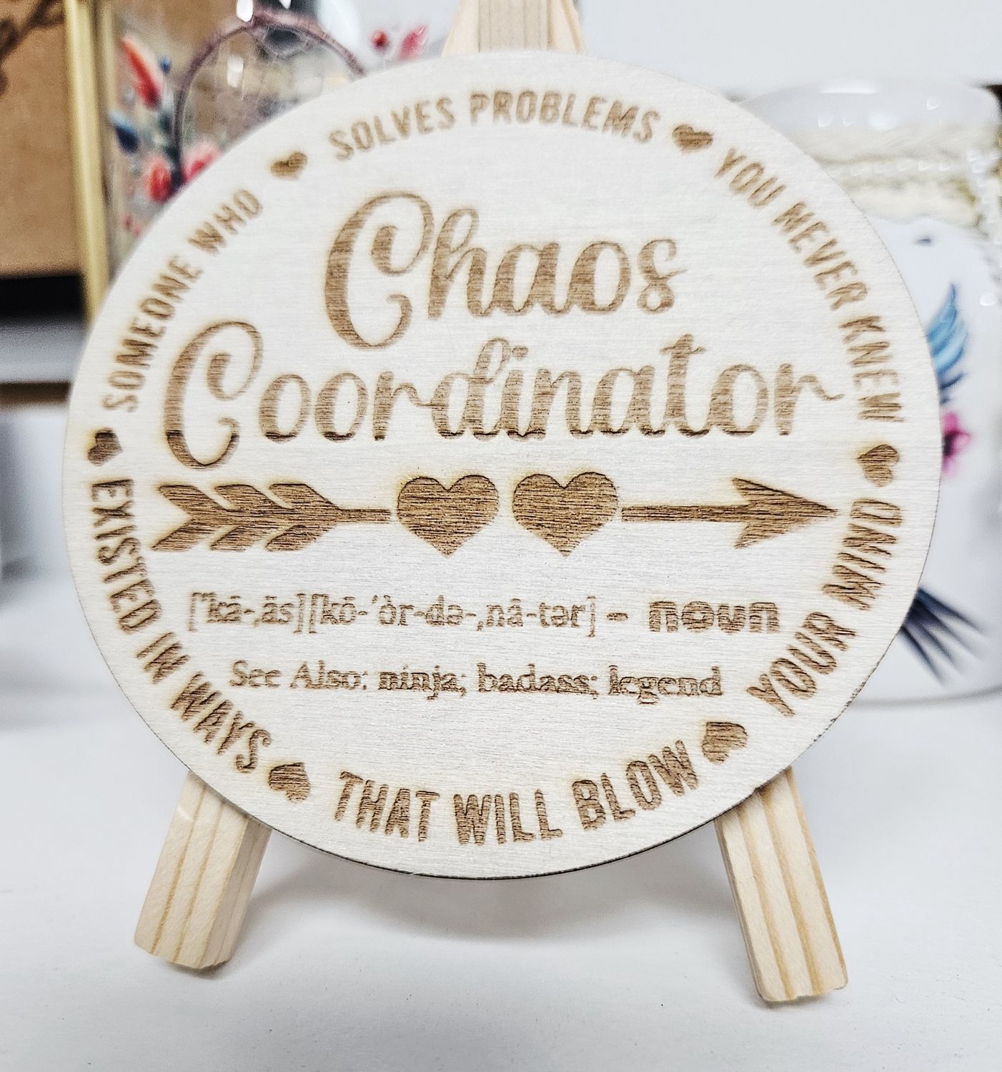Chaos Coordinator Easel