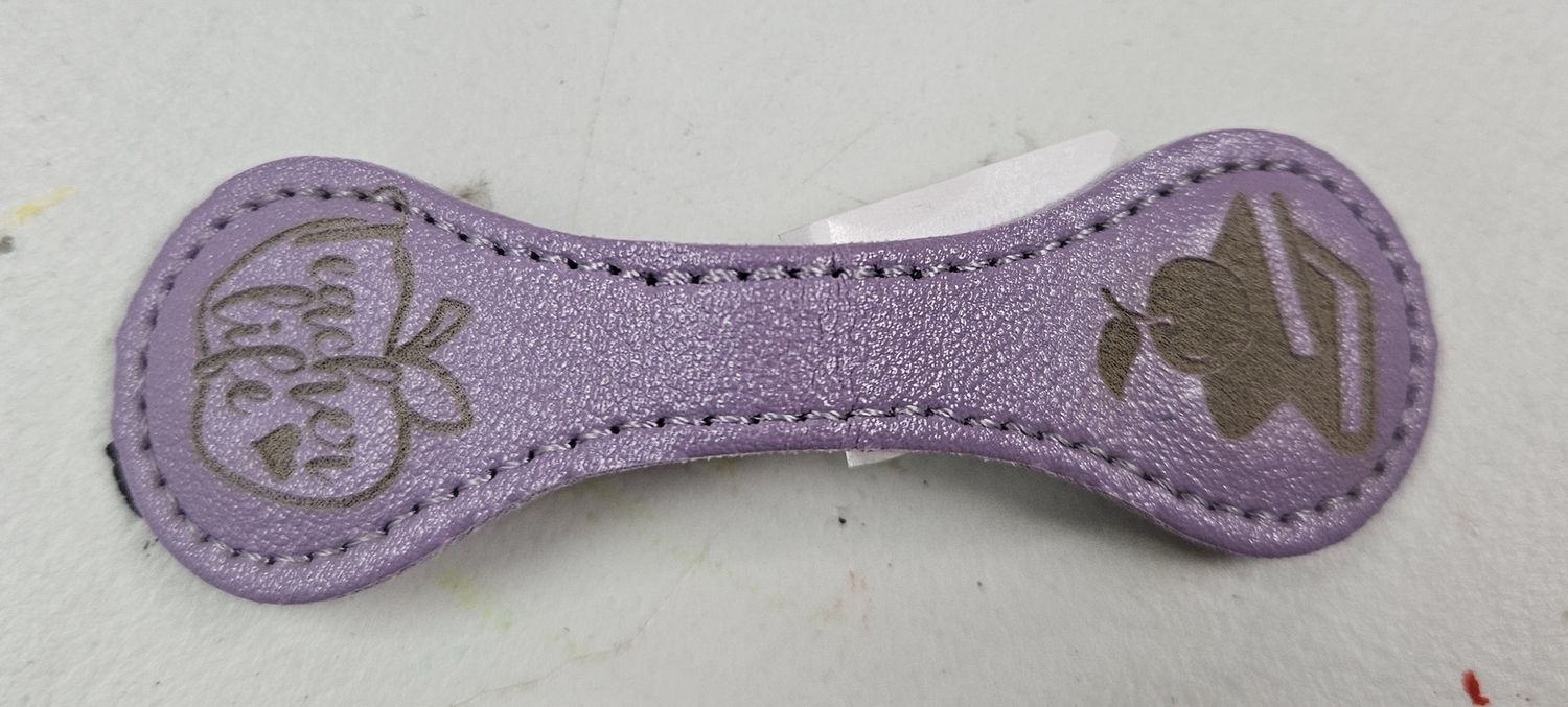 Magnetic bookmark - purple, teacher
