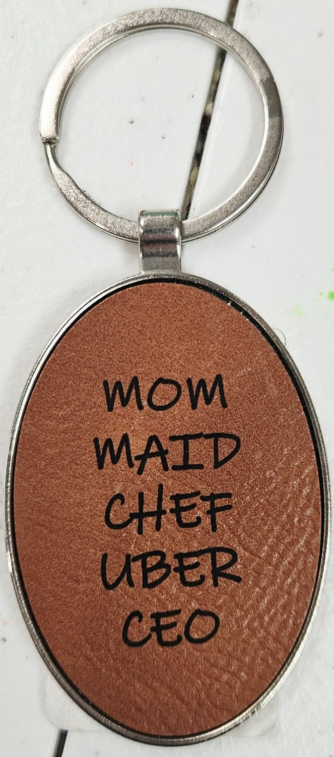 mom made chef uber ceo keychain