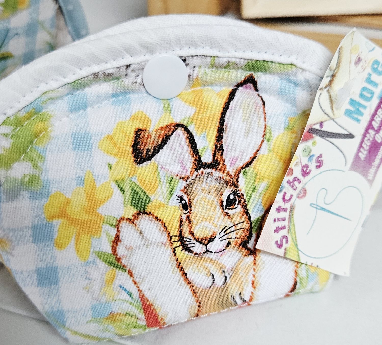 small bunny snap pouch