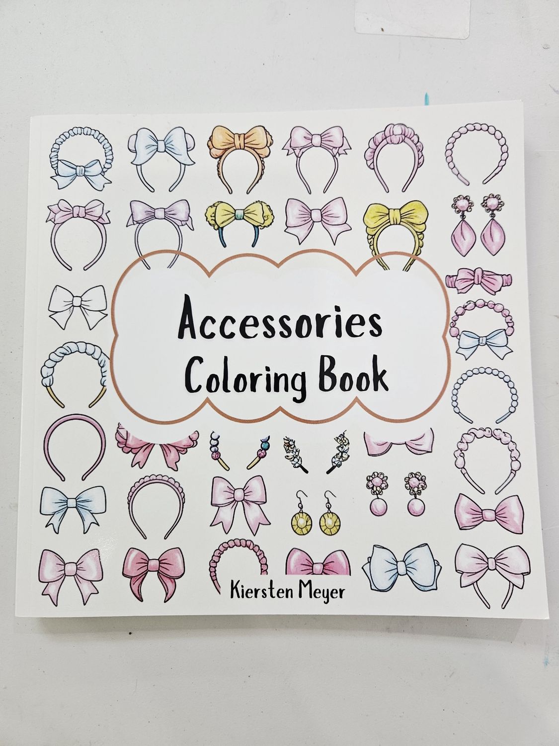 Accessories coloring book