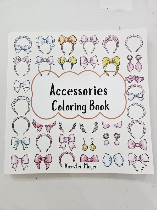 Accessories coloring book