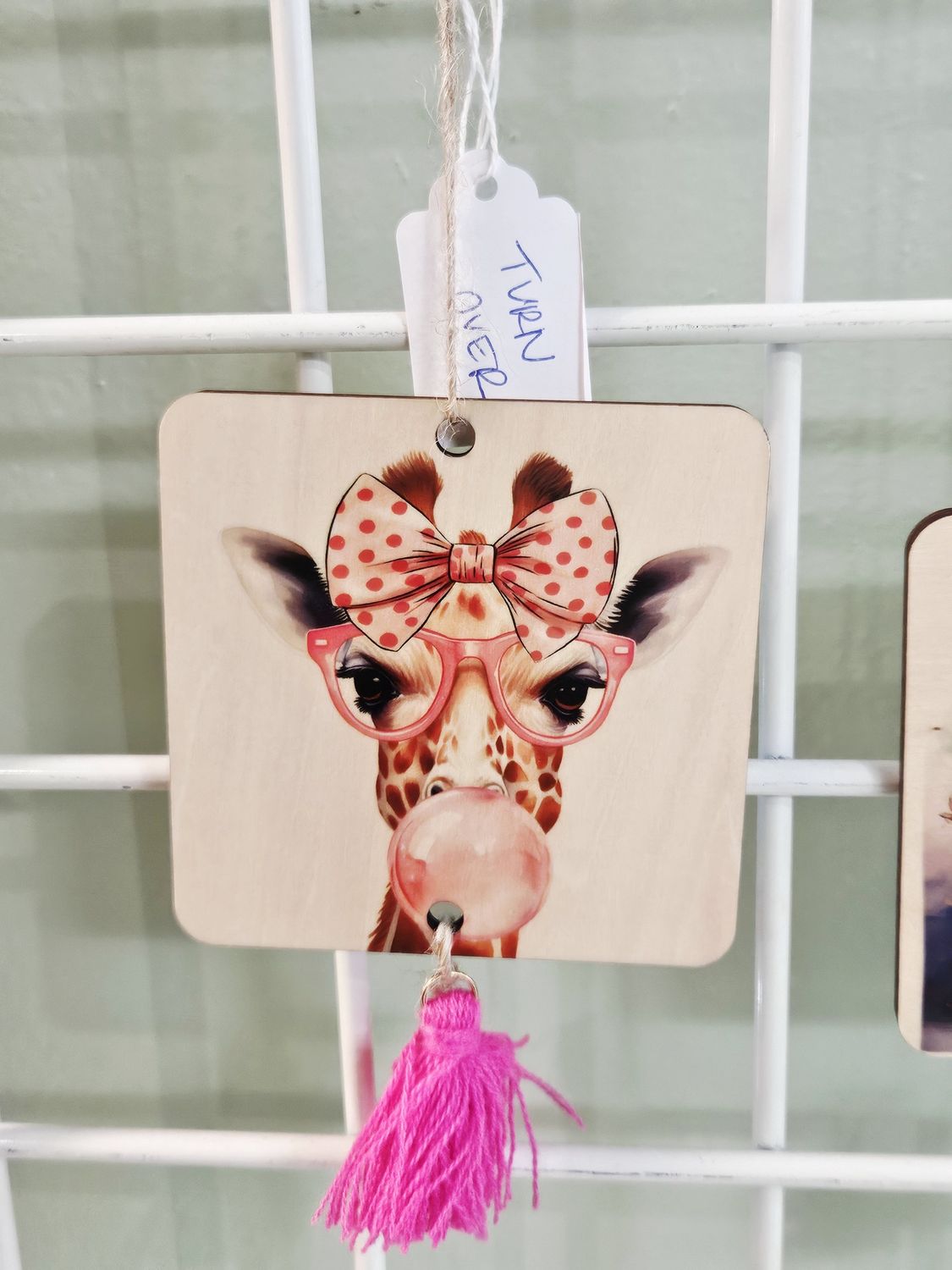 Giraffe Hanging Square