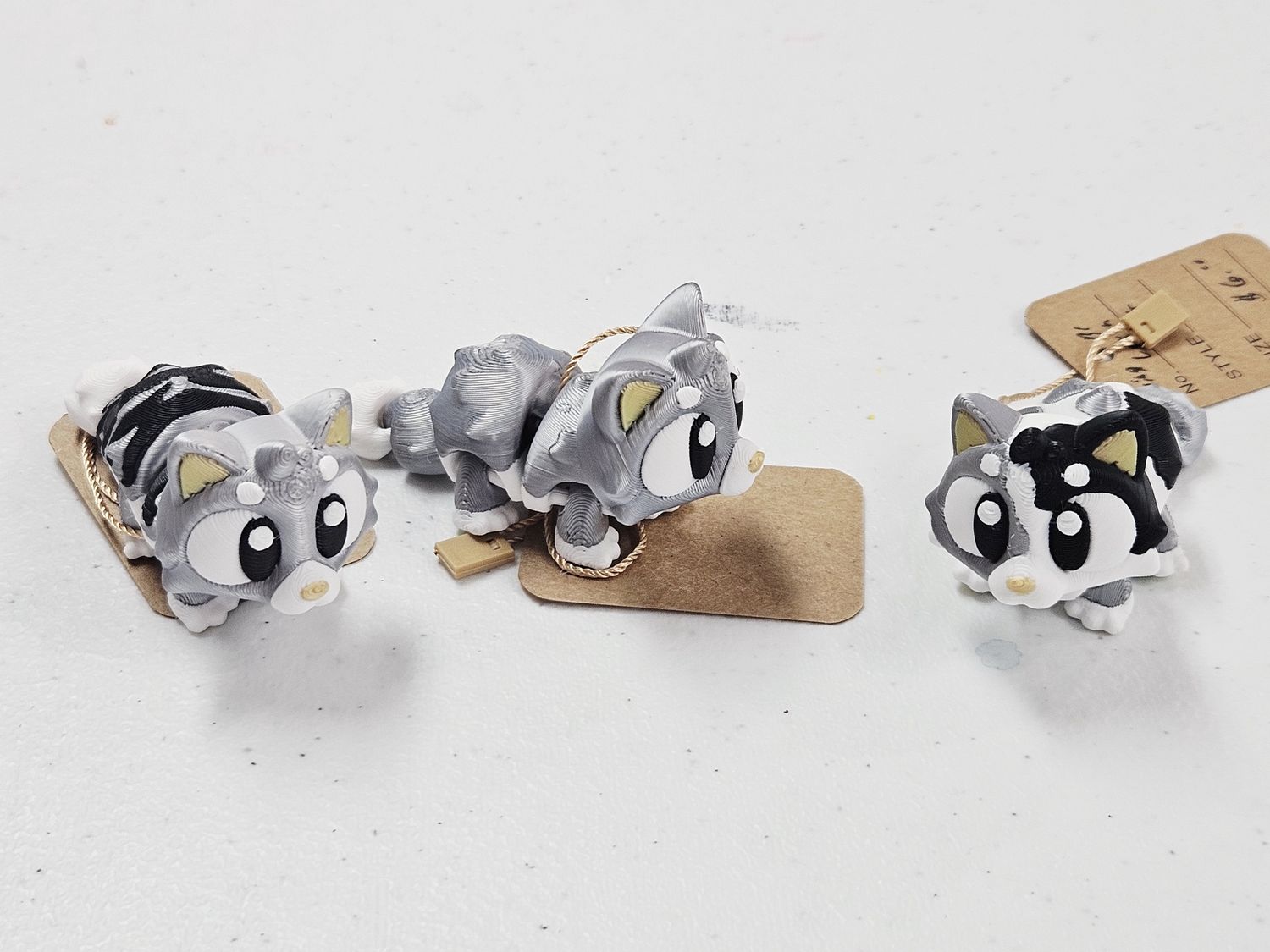 3D Cat, Color: Grey/Black Stripe