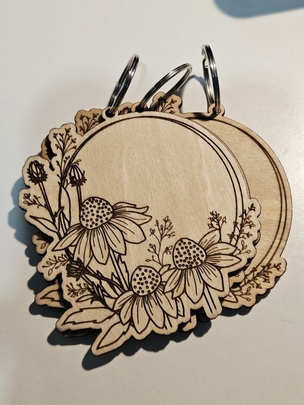 Daisy keychain