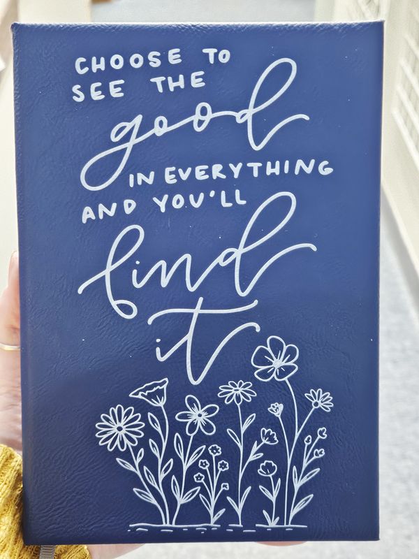 Choose to see the good journal