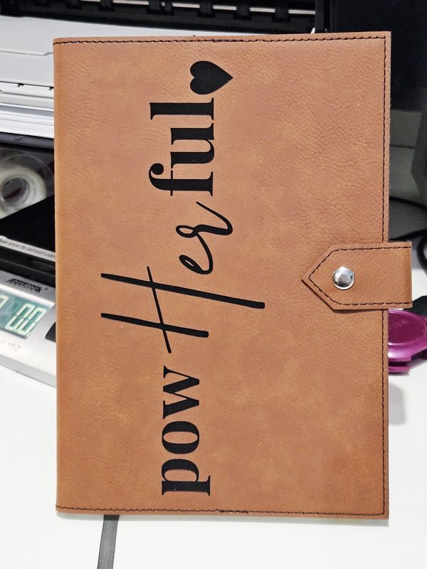 PowHERful refillable journal