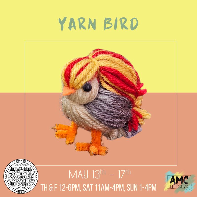 Yarn Bird Drop-In Craft