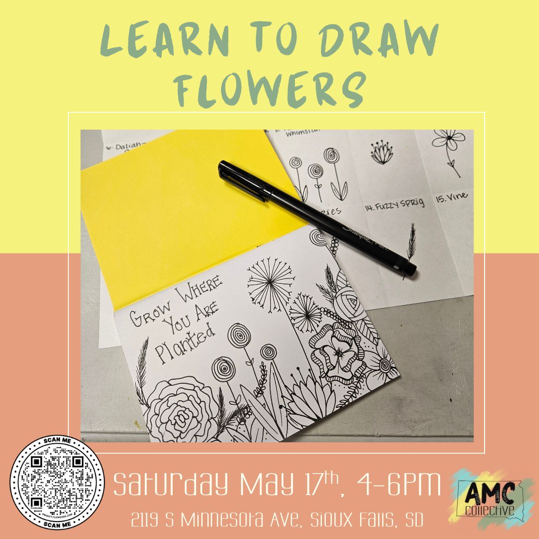 Learn to Draw Flowers Workshop