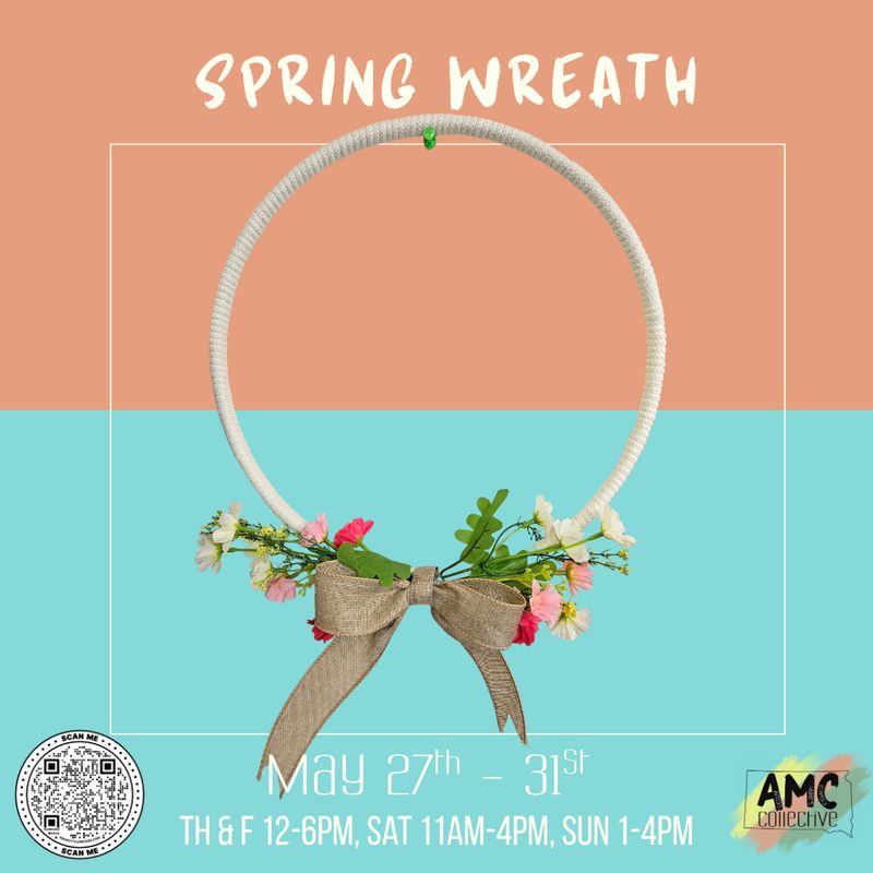 Spring Wreath Drop-In Craft