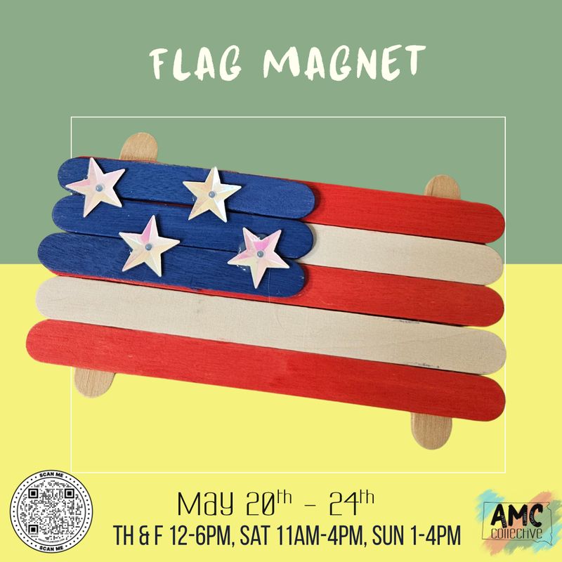 Flag Magnet Drop In Craft