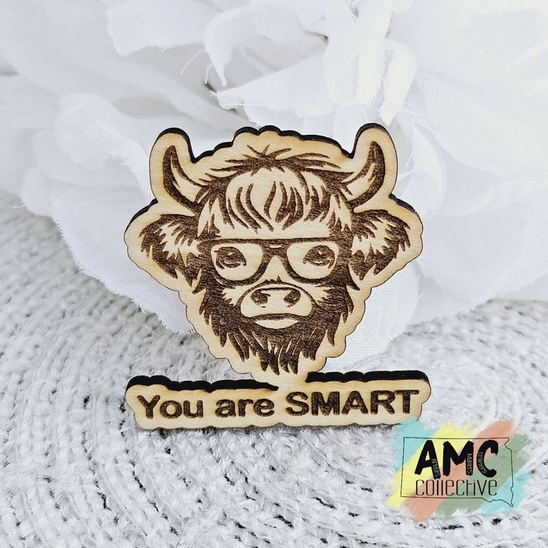 You are smart highland cow magnet