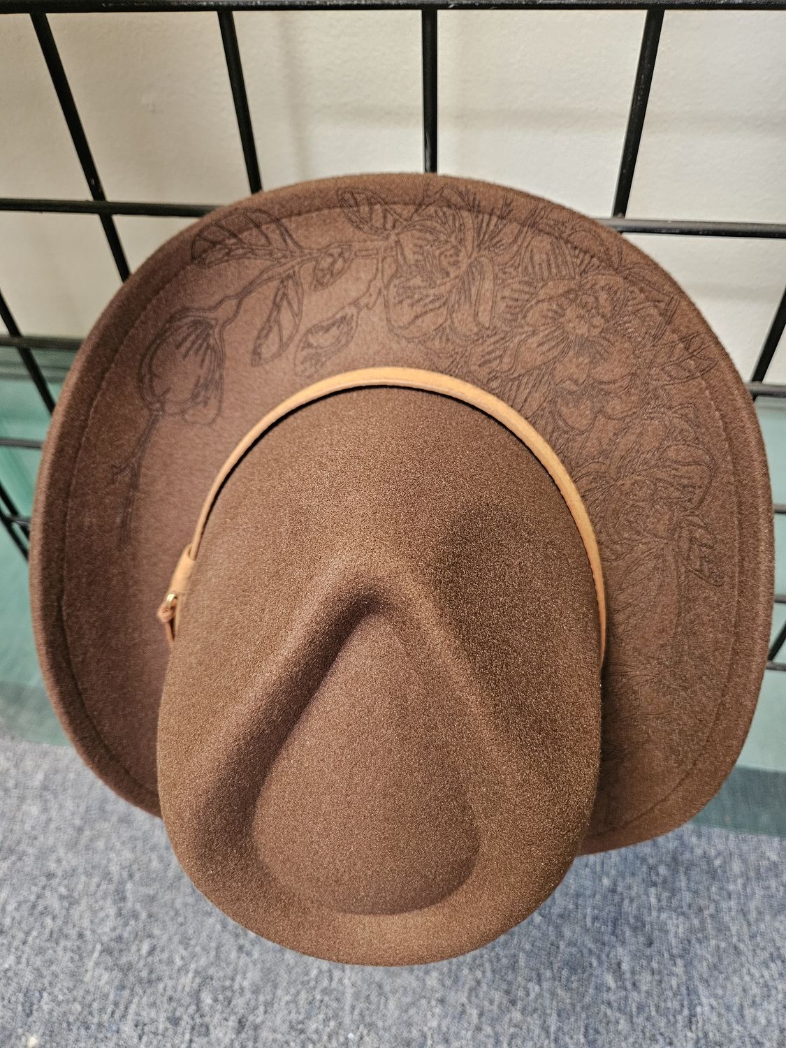 Dark Brown felt hat