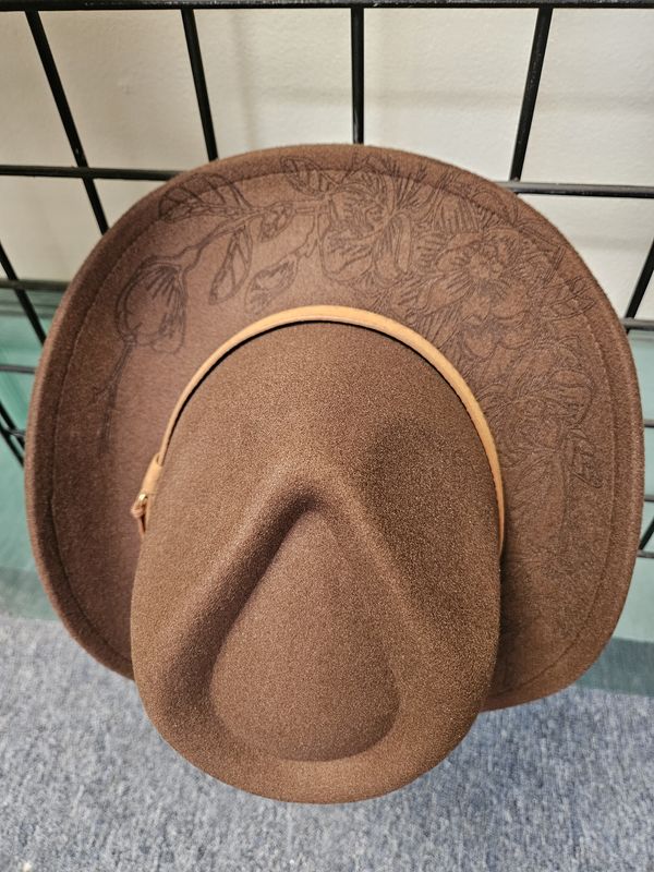 Dark Brown felt hat