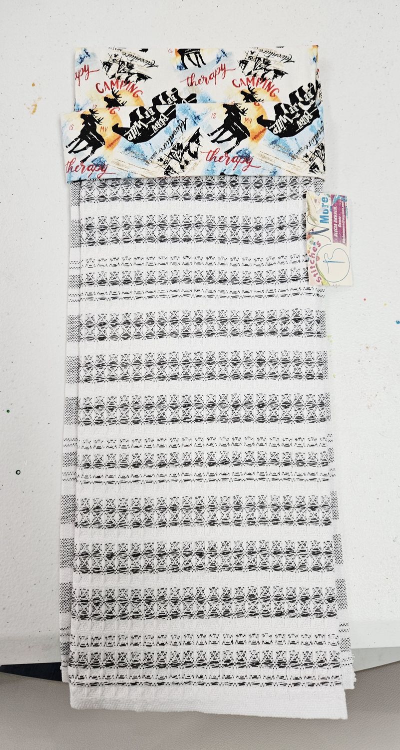 Camping therapy kitchen towel