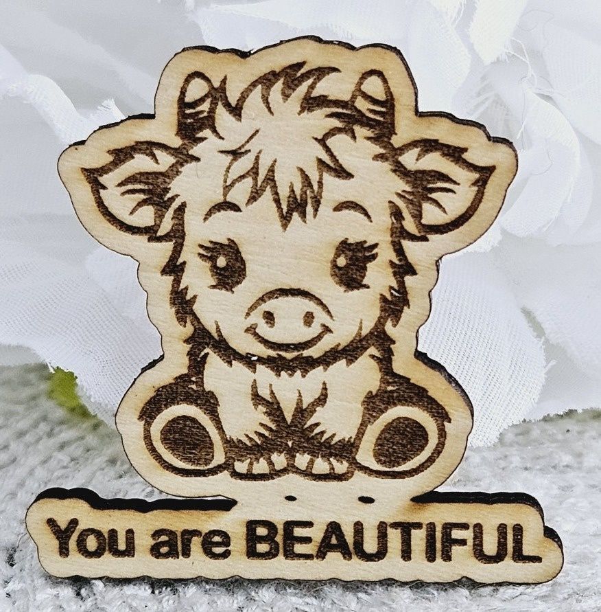 You are beautiful highland cow magnet