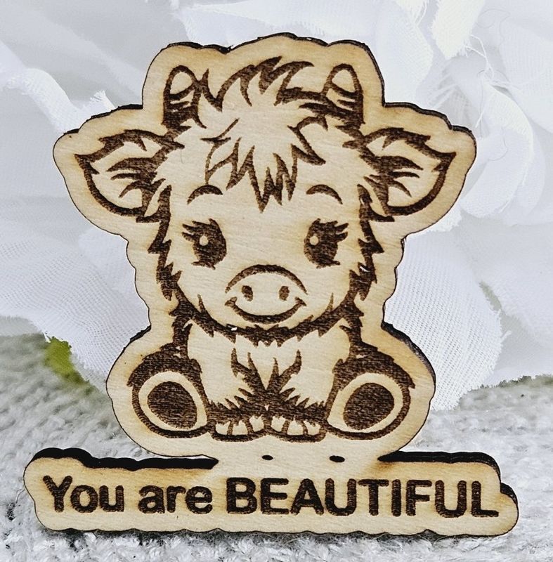 You are beautiful highland cow magnet