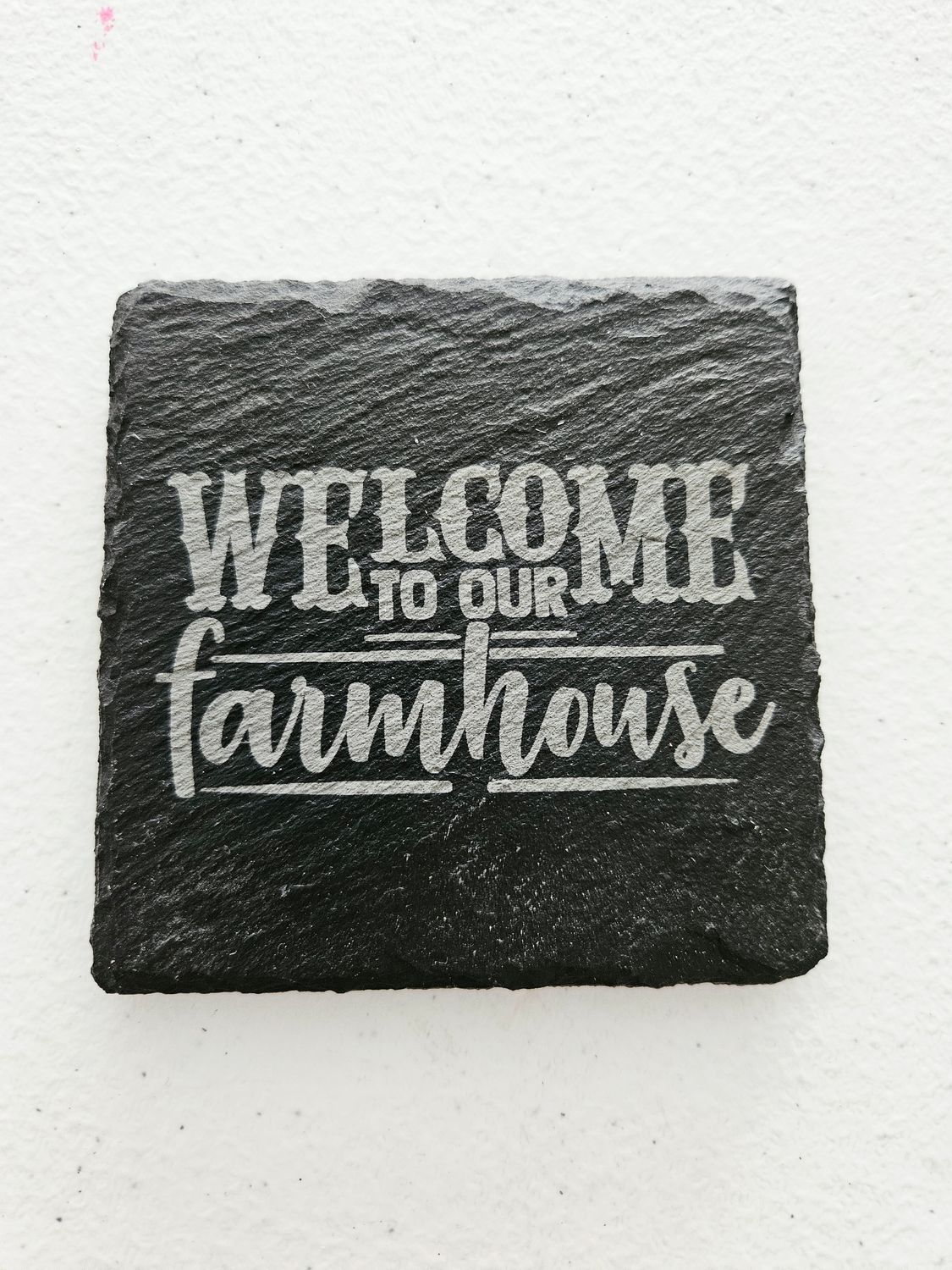 Welcome to our Farmhouse slate coaster lines