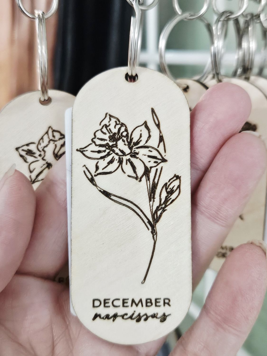 Birth month key chain, Month: December