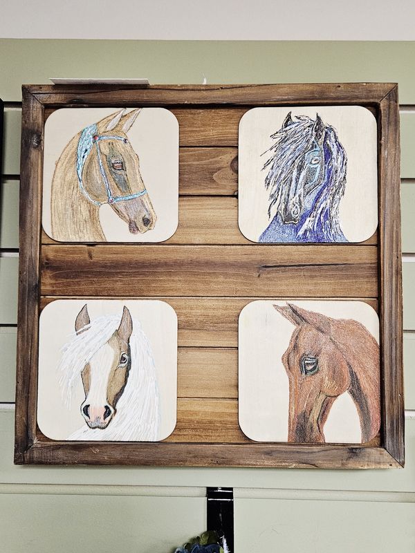 4 Horse painting best in show