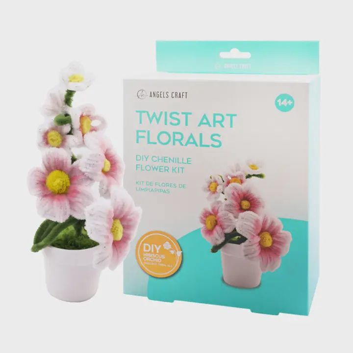 Hibiscus Chenille Stem Flower Kit